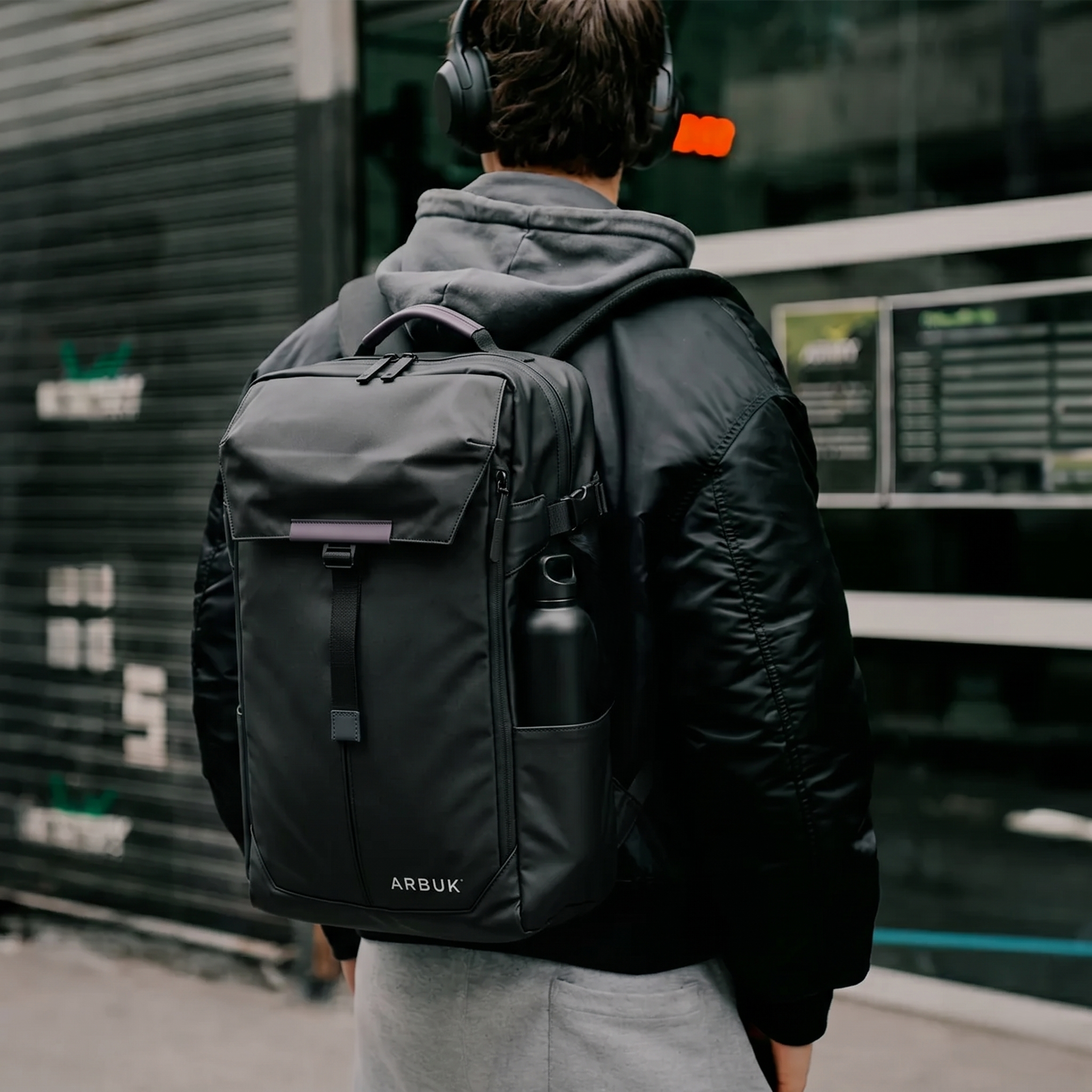 Mochila Urbana Arbuk Premium 25l Impermeable - Black