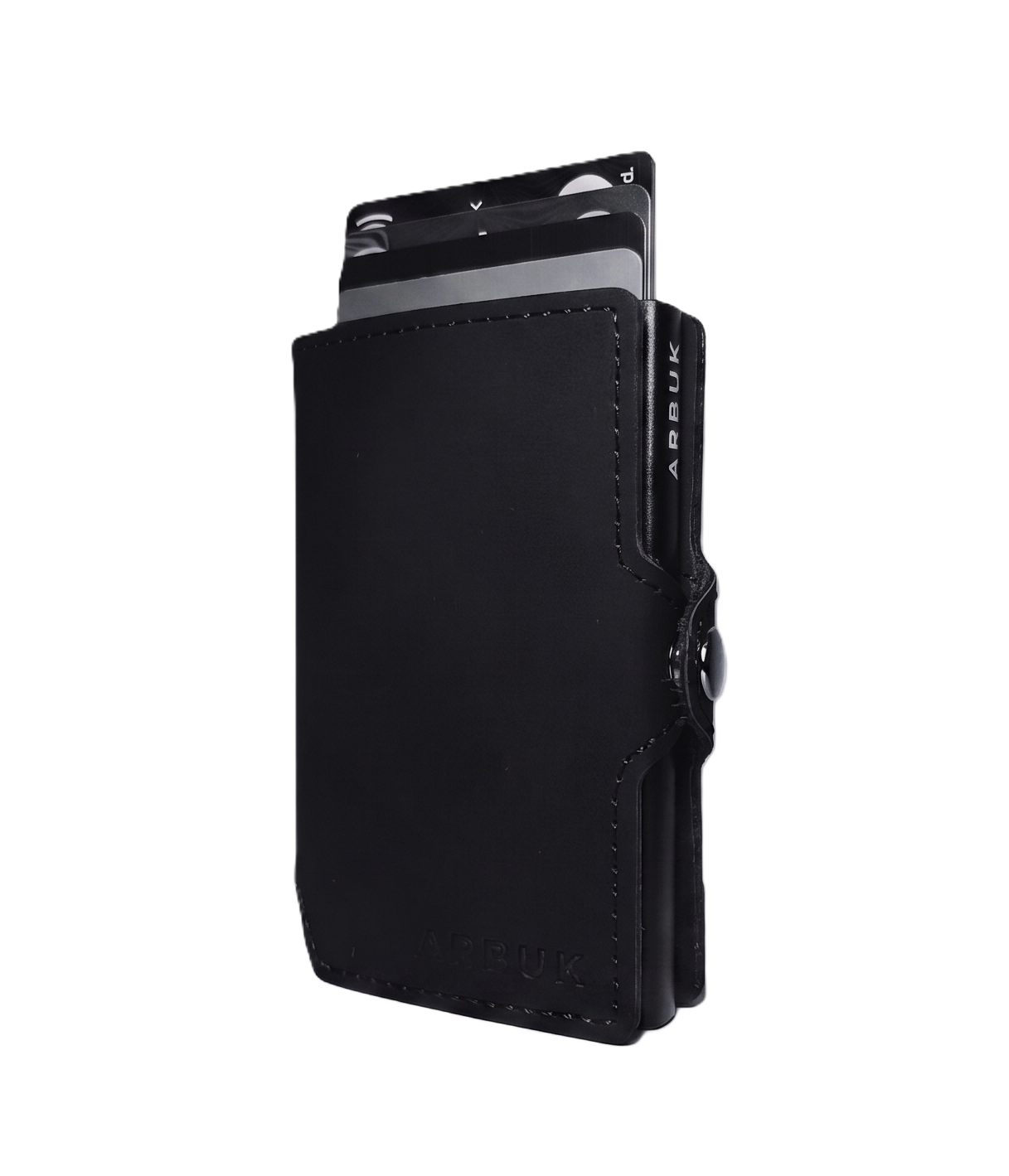 Tarjetero de Cuero Rfid Black Deluxe